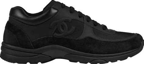 chanel black trainers|chanel sneakers site officiel.